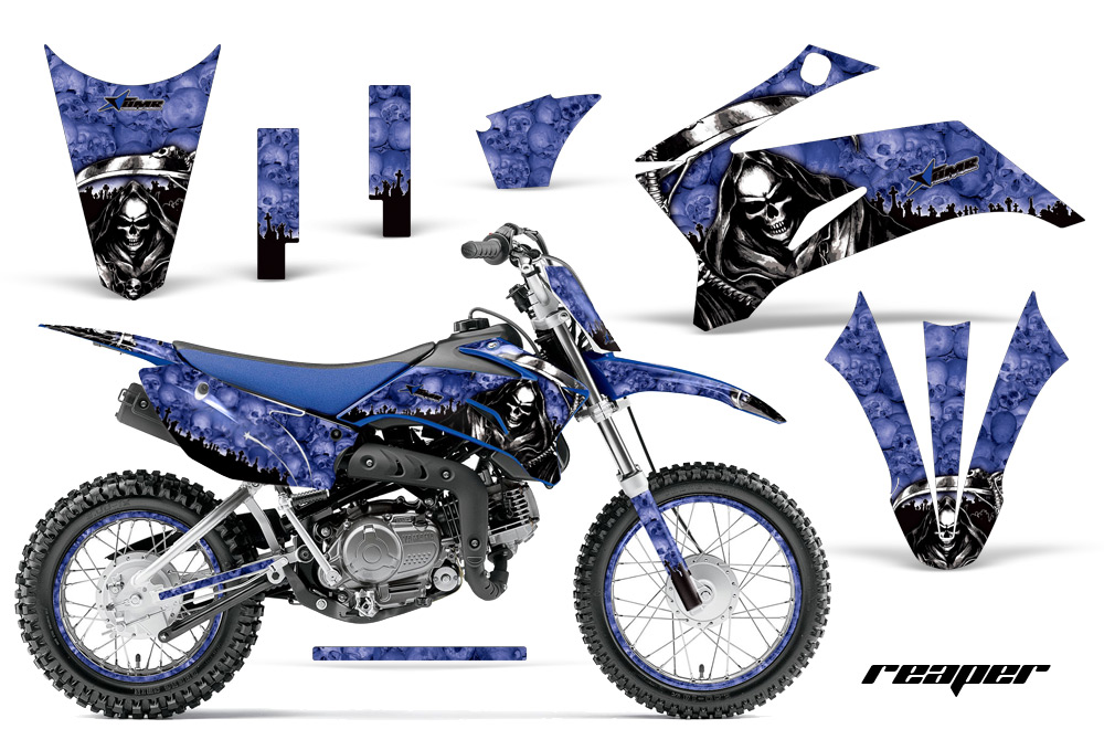 Yamaha TTR110 2011 Graphics Kit Reap BL NPs